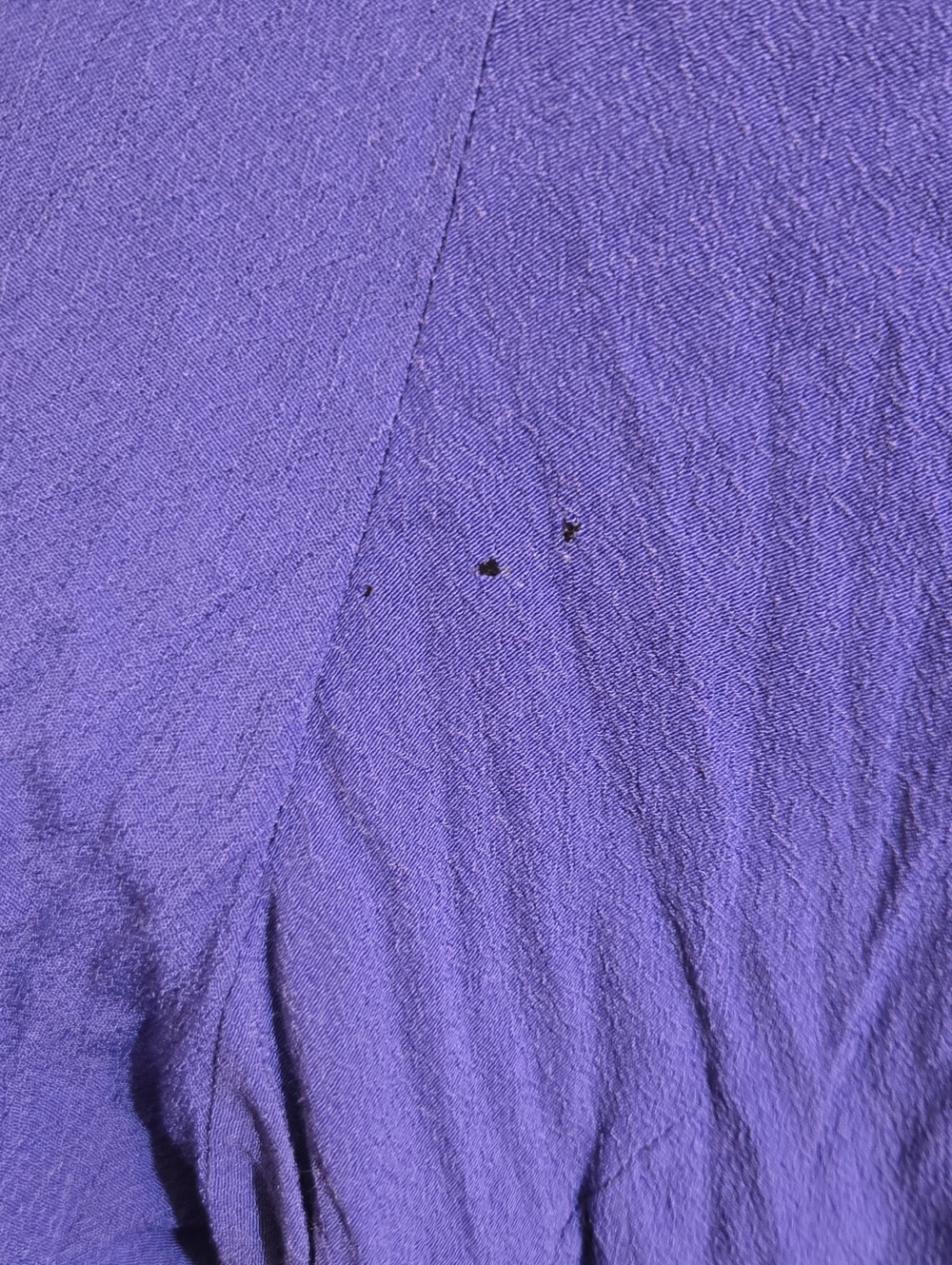 Addition Elle Cobalt Royal Blue V-Neck Button-Front Tunic Plus Size 3x - Picture 6 of 6